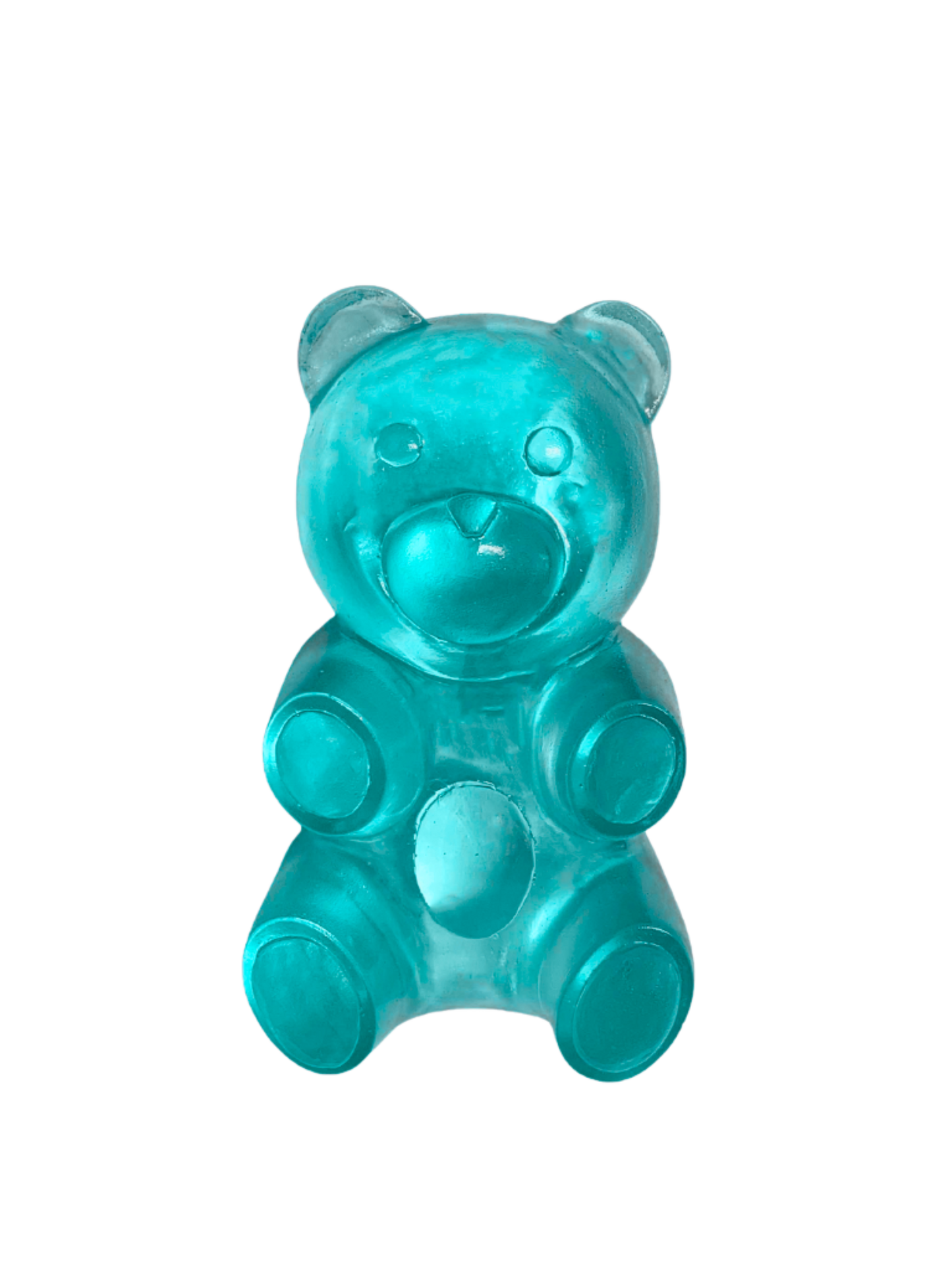 Resin bear Aqua
