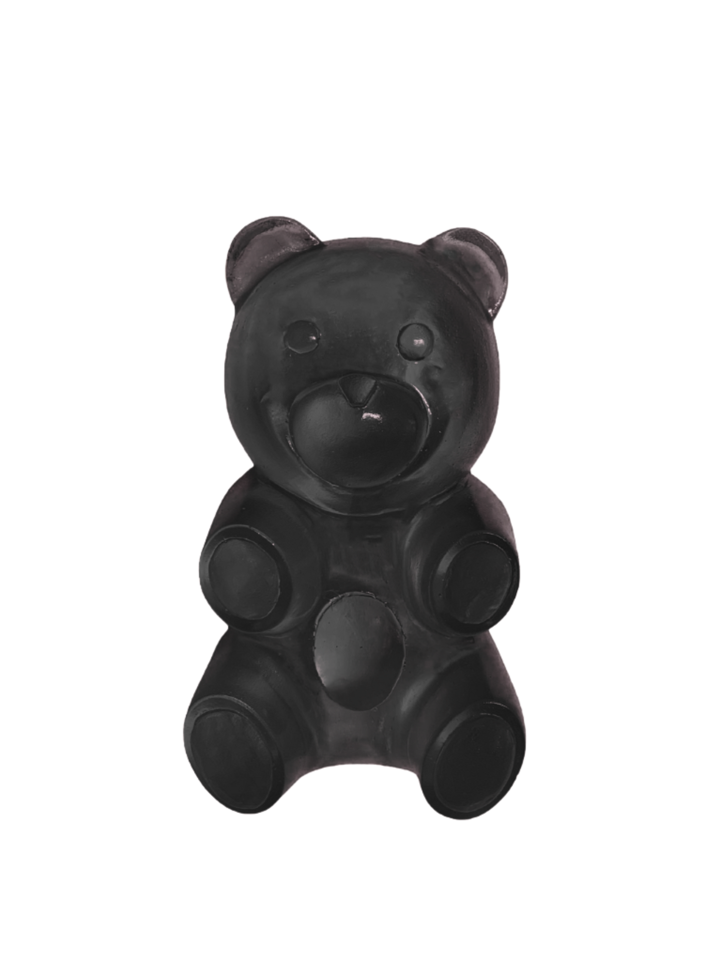 Resin bear Negro